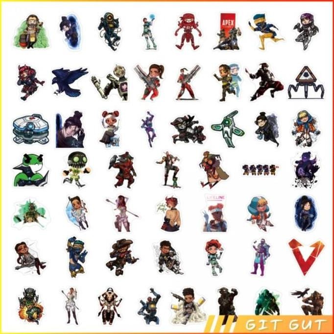 

Sticker Pack Stiker Vinyl 100 pcs APEX Legends