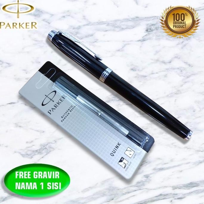 

Paket 1 Klik : 1 Pcs Parker Im-Lq Rollerball Ct+1 Pcs Reffil New Stok