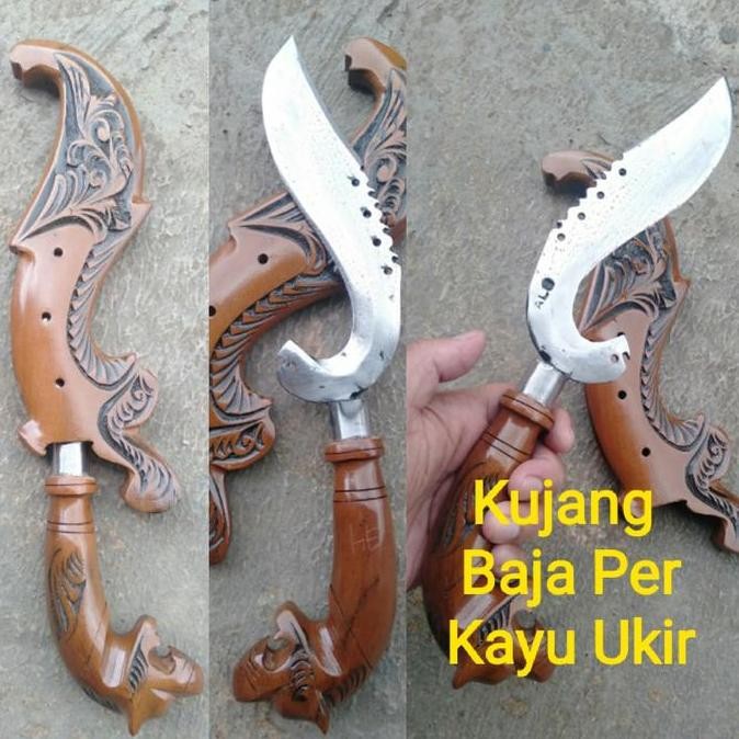 

Kujang Baja 20Cm Ukir Macan