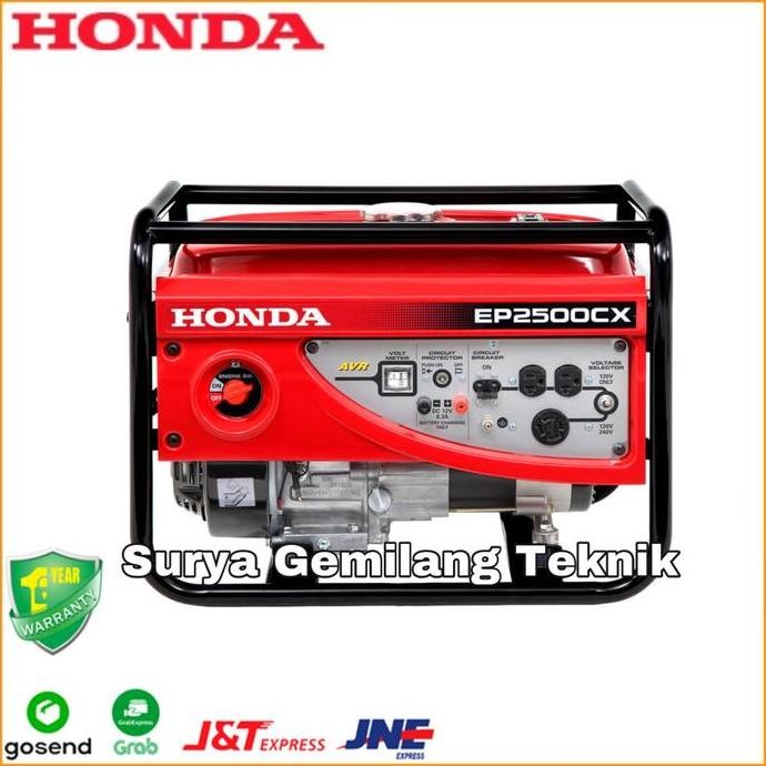 ready  Mesin Genset Generator Bensin Honda Ep2500cx (2200 Watt) EP 2500 CX