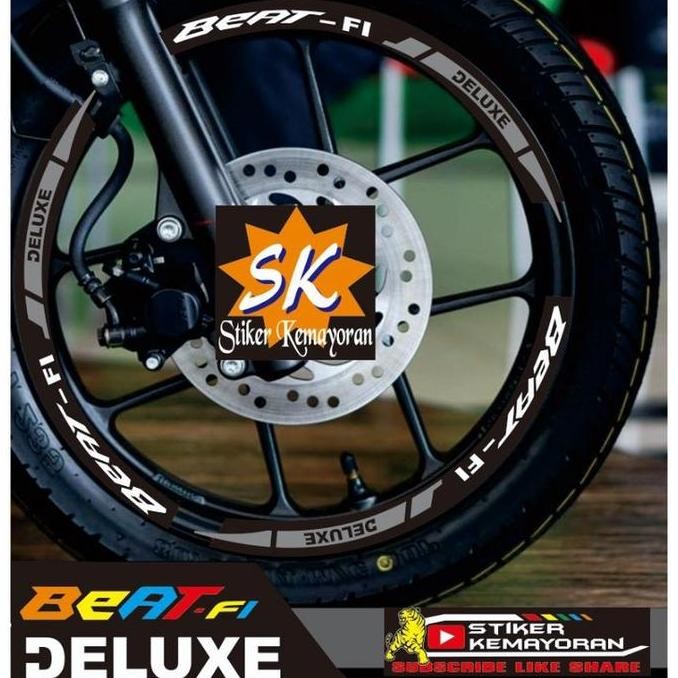 CUTTING STIKER LIS VELG HONDA BEAT DELUXE TERLARIS
