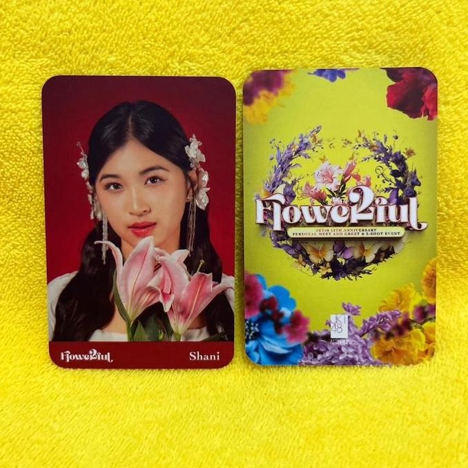 Photocard jkt48 Shani flowerfull official