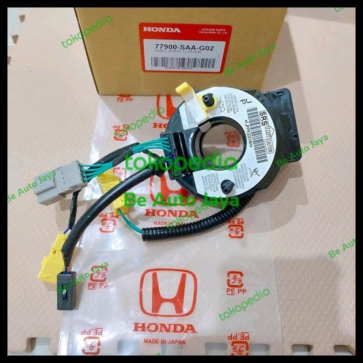 TERBARU KABEL SPIRAL KLAKSON PITA STIR HONDA JAZZ LAMA 2004-2008 ORIGINAL