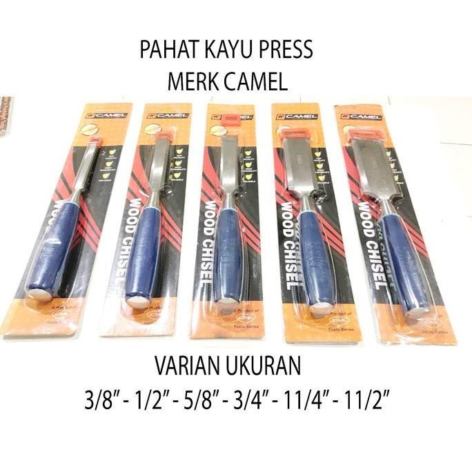 

Pahat Kayu Camel Gagang Press Varian 1/2" - 3/4" - 11/4