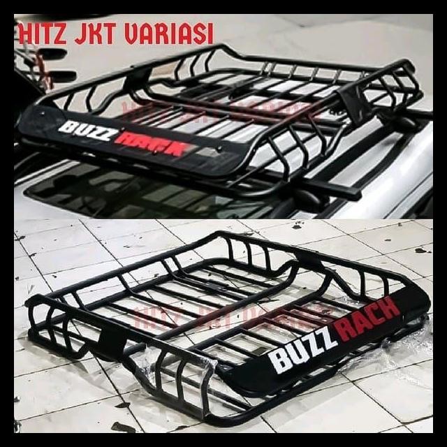 TERMURAH RAK BAGASI ATAS MOBIL PAJERO SPORT+CROSS BAR MEREK BUSRAK 