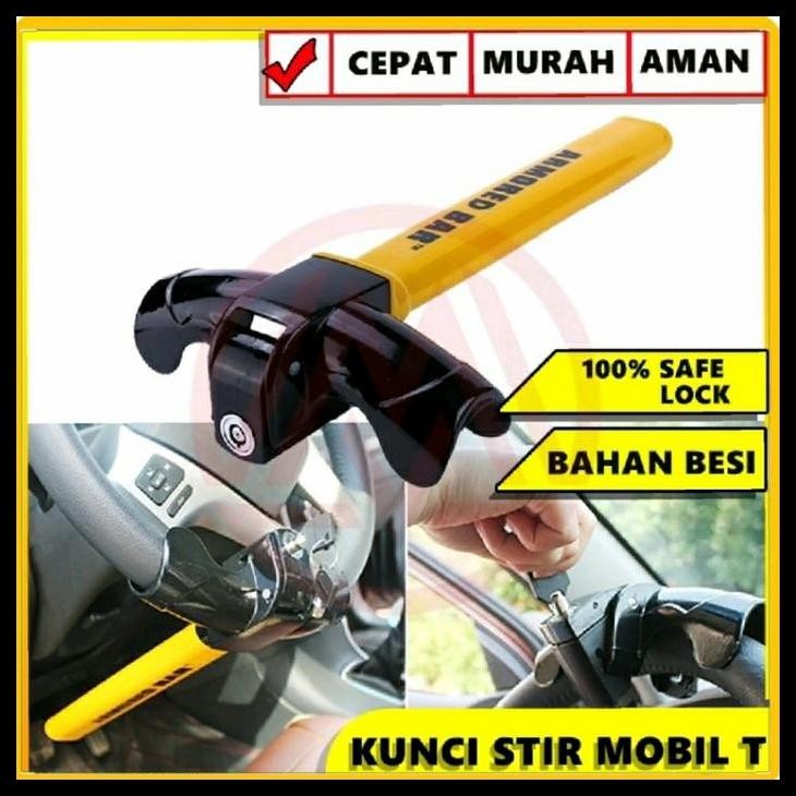 DISKON KUNCI STANG SETIR MOBIL CAR ARMORED BAR KUNCI STIR MOBIL FOR RUSH 2018 