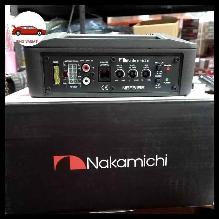 DISKON SUBWOOFER KOLONG AKTIF NAKAMICHI NBF6185 SUB KOLONG MOBIL UNIVERSAL 