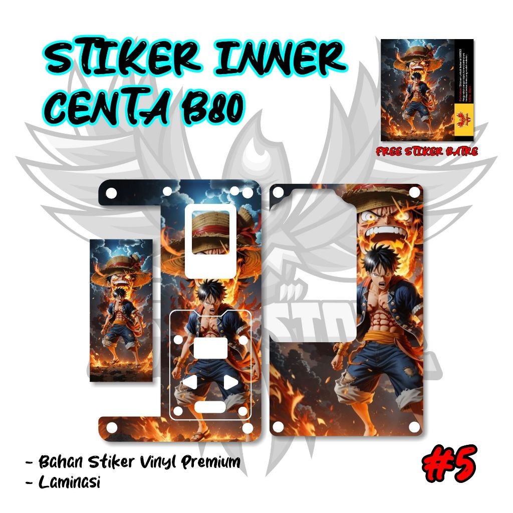 

Get2pcs Stiker Be Delapan Puluh Part 3 B80 05 Garskin Casing Motif Dan Bisa Custom Bayar Ditempat