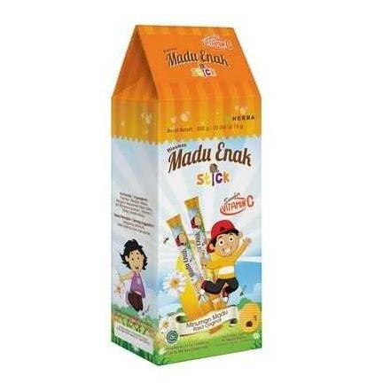 

Madu Enak Stick Vitamin C | Isi 20 Stick @ 15 Gr | Herba