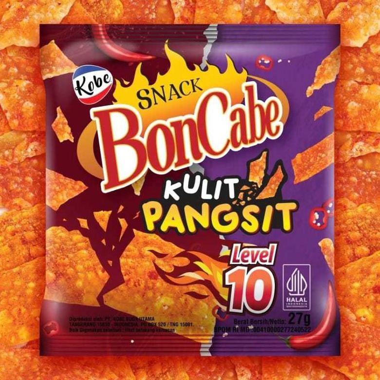 

Kulit Pangsit Boncabe Level 10 | Isi 10 Bks @ 27 Gr | Kobe