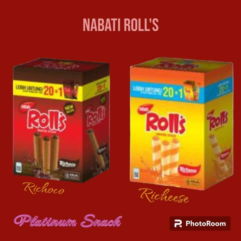 

Nabati Rolls Wafer Stick | 20 @ 6 Gr | Richeese