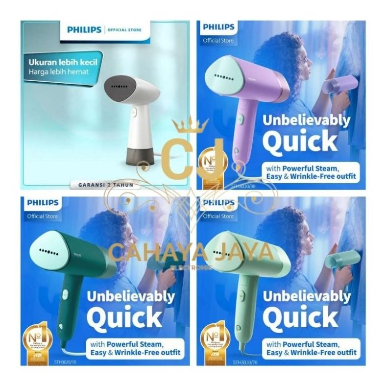 STEAMER SETRIKA UAP GENGGAM STH 3010 / STH3010 / STH 1010/ STH 1010 / STH 3020 / STH3020 GARANSI