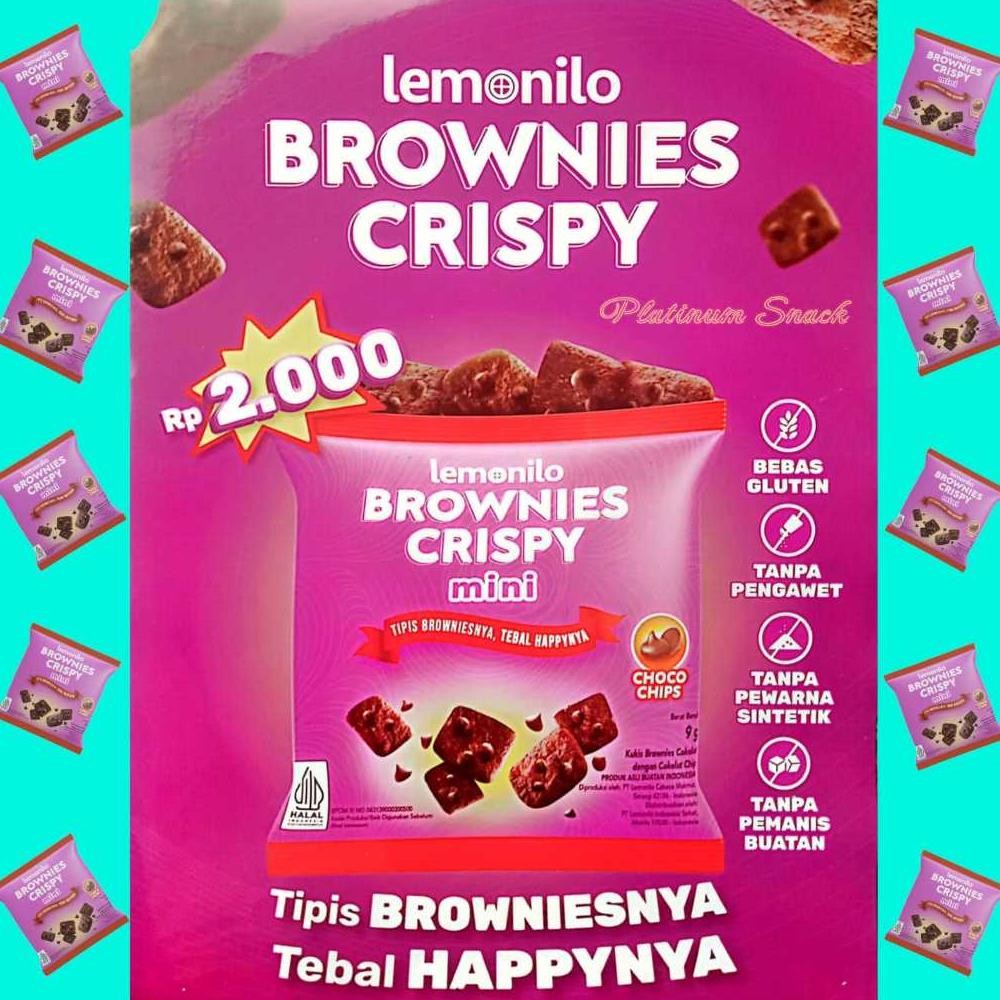

Lemonilo Brownies Crispy Mini | Isi 10 Bks @ 9 Gr