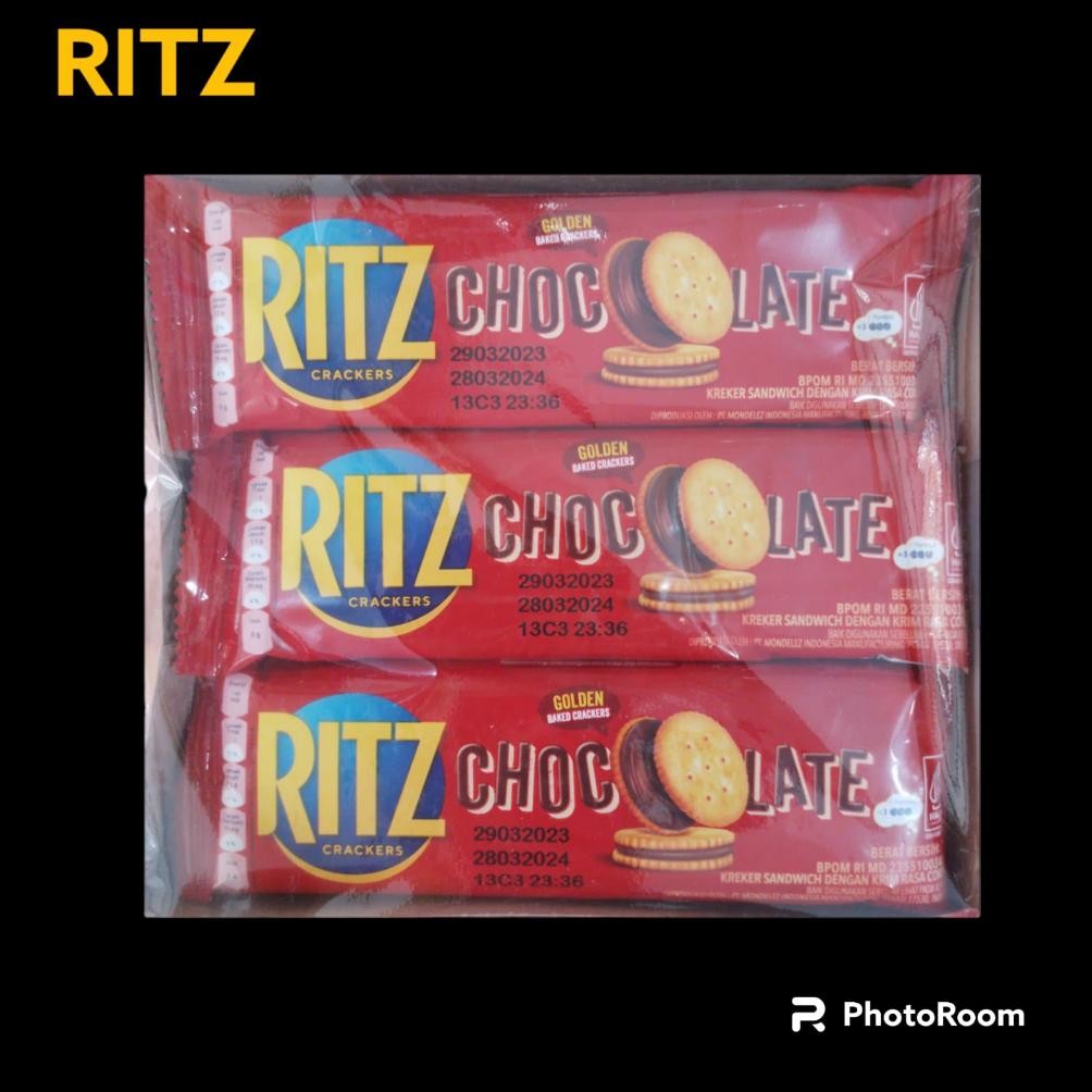 

Ritz Golden Baked Crackers Chocolate | Isi 12 Packs @ 27 Gr