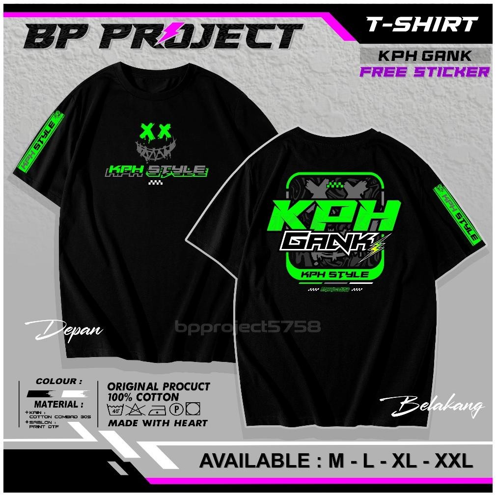 Promo Kaos Racing Kph Gank Kph Style Supra Gank Uniseks Pria Wanita - Kaos Distro Kph Gank Kph Style