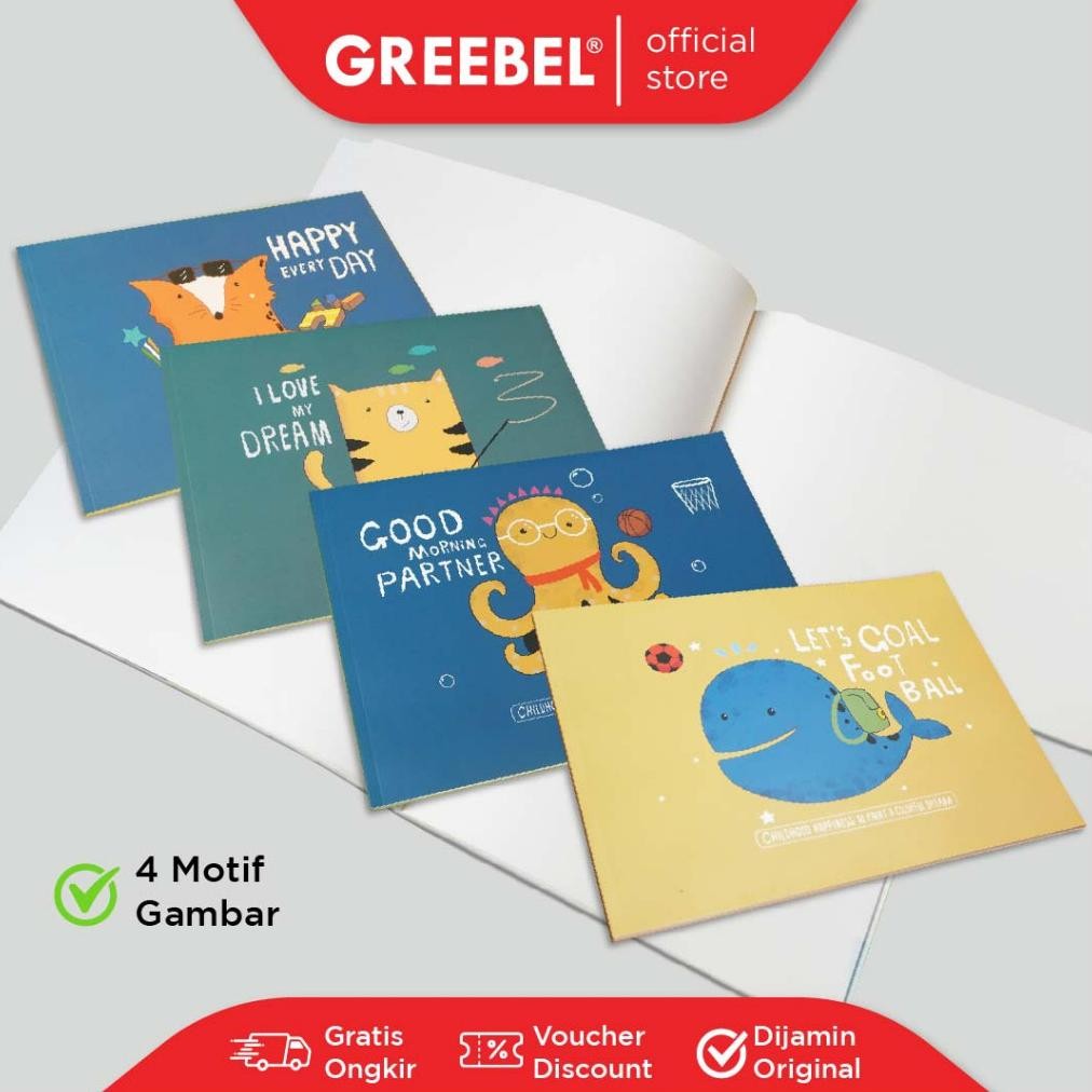 

Et-12 Greebel Buku Gambar Sketch Book A4 30 Lembar (10001) Buku Sketsa Drawing Book Et-12