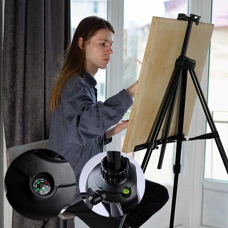 

Super Sale Tripod Banner Stand Lukis Tripod Foto Stand Frame Display Super Sale