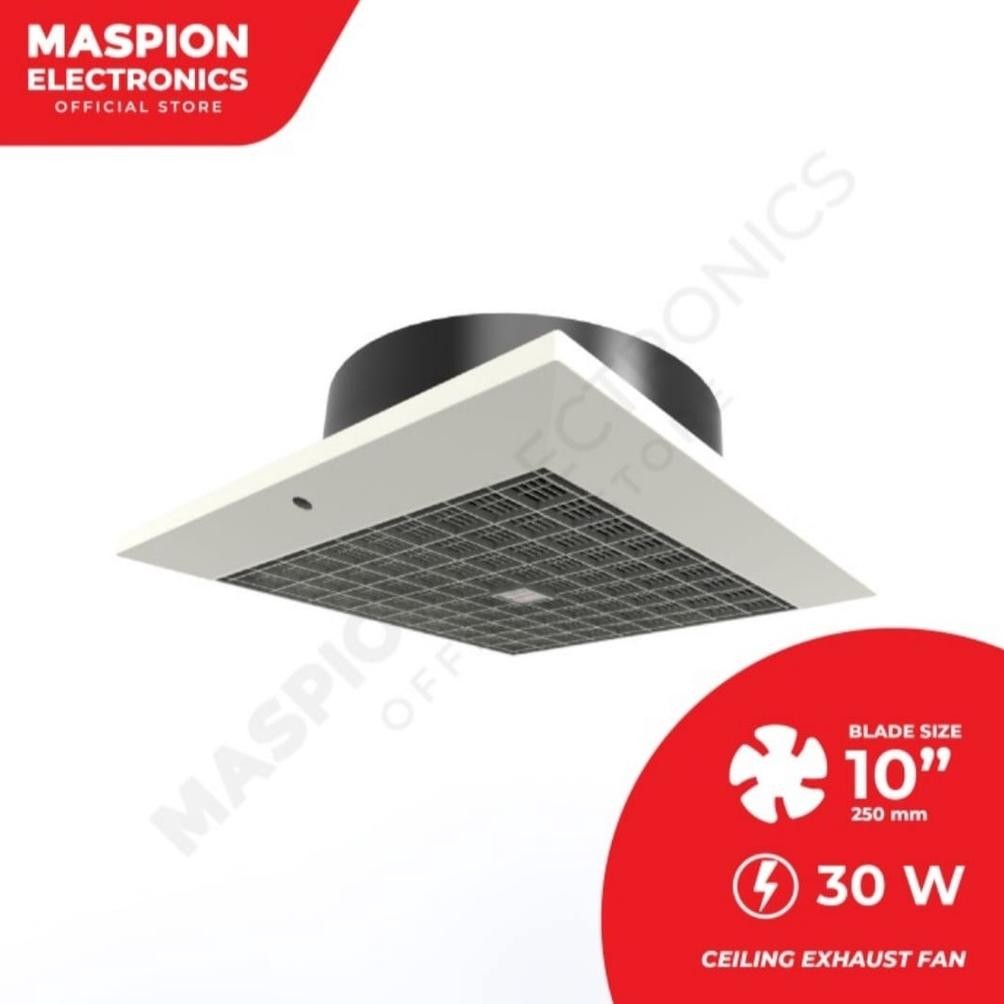 Exhaust Fan Maspion CEF 25 10" Ceiling Fan Plafon Maspion Ventilasi Hexos Maspion CEF-25 10 Inch DiM