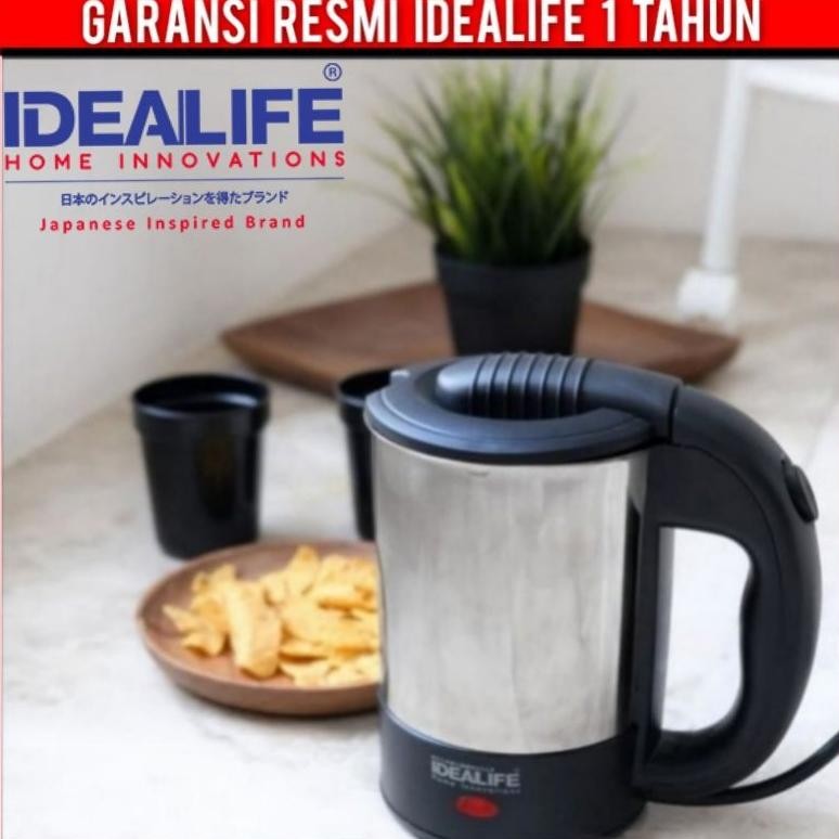 Teko Listrik Low Watt Pemanas Air Otomatis Idealife IL-100 0.5 L DiM