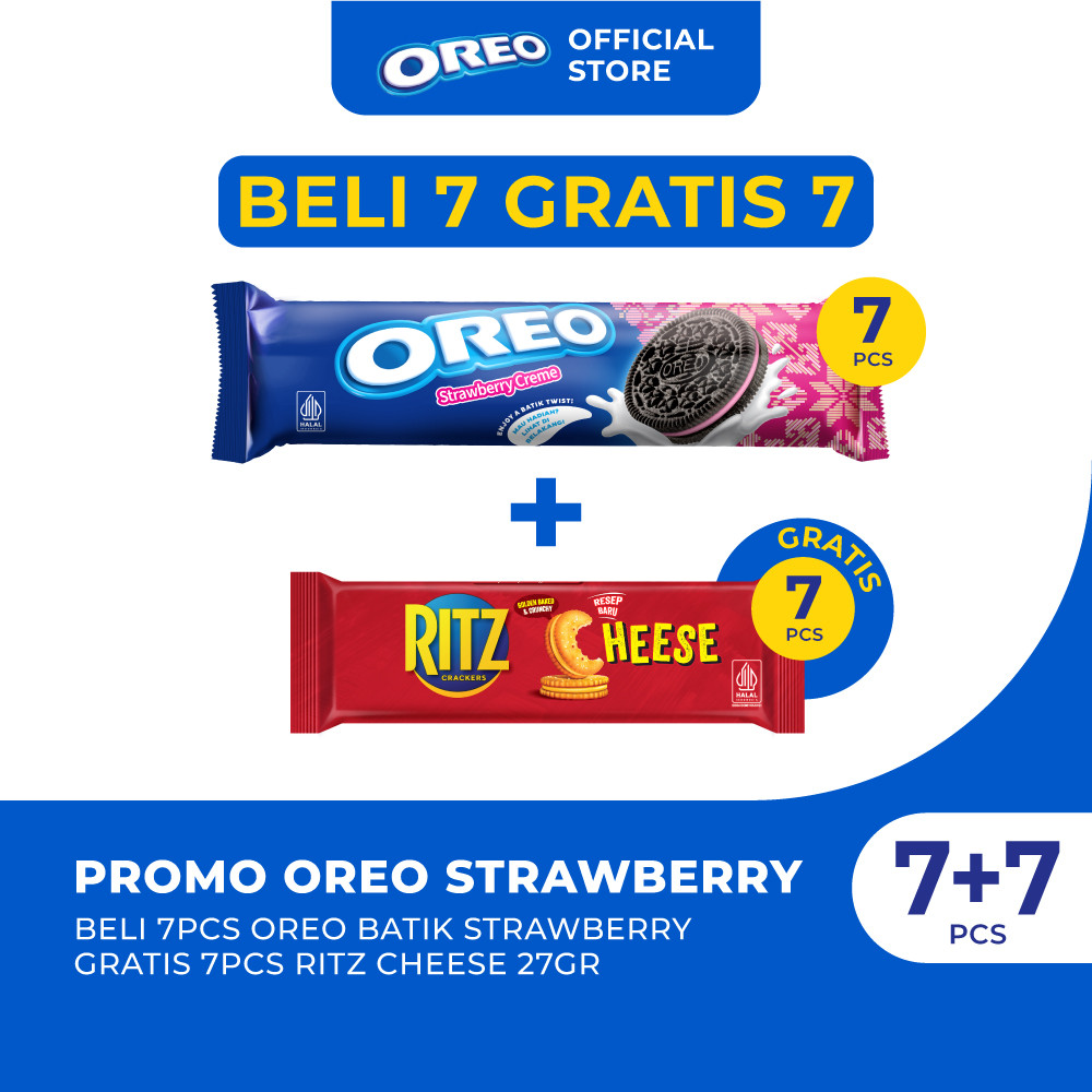 

Pecial 7.7 Beli 7Pc Oreo Bati Trawberry Grati 7Pc Ritz Cheee 27G Biuit Trawberry Craer Eju Calan Ana