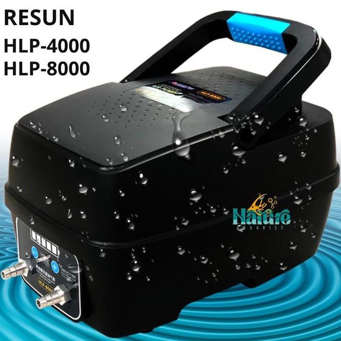 Resun Hlp 4000 Resun Hlp 8000 Pompa Udara Acdc Low Watt Aerator Kolam