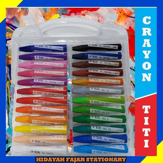 

CRAYON TITI - OIL PASTEL - CRAYON TITI 24 WARNA
