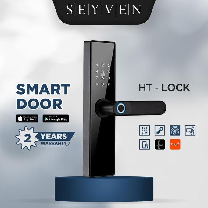 SEYVEN SMART DOORLOCK HOTEL LOCK TUYA / SEYVEN APPS / NON FINGER