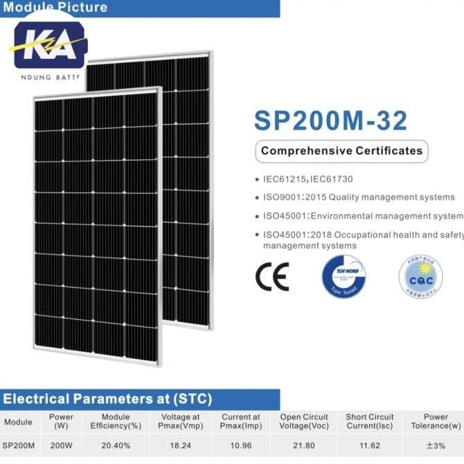 (Best Seller) Promo Solar Panel Surya Cell St Stc 200Wp 200 Wp Mono
