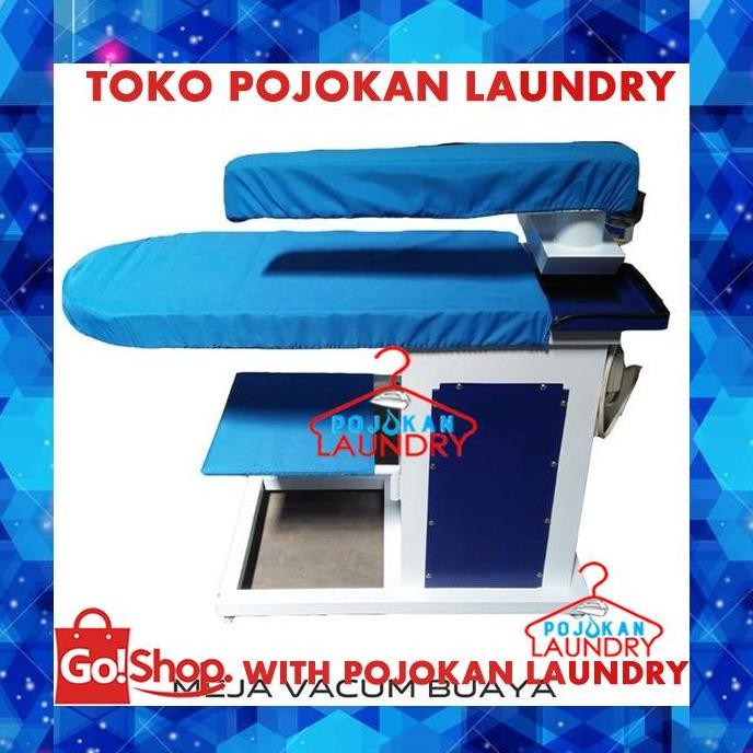 Meja Setrika Vacuum Uap Model Buaya Megochi