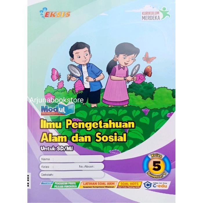 Buku Lks Eksis Mat Ipas Pkn Inggris Indonesia Jawa Agama Islam Seni Rupa Kelas 5 Sd Semester 1 Kurik