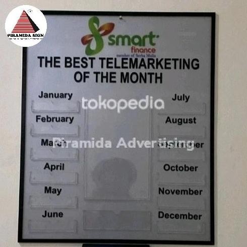 

Papan 50Cm Board Akrilik Employee Month Pegawai Karyawan Terbaik Bulan New Stok