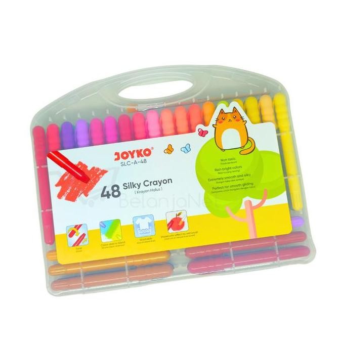 

Silky Crayon | Crayon Gel | Krayon Halus Joyko SLC-A-48 Warna Color
