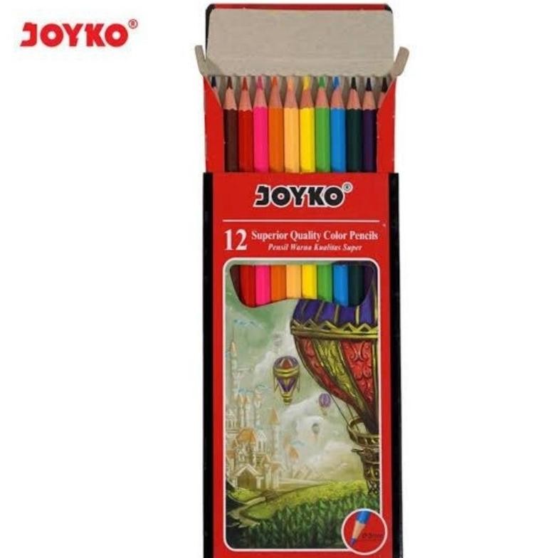 

H-4 ( 12 Set ) Pensil Warna Joyko 12W Cp-100 H-4