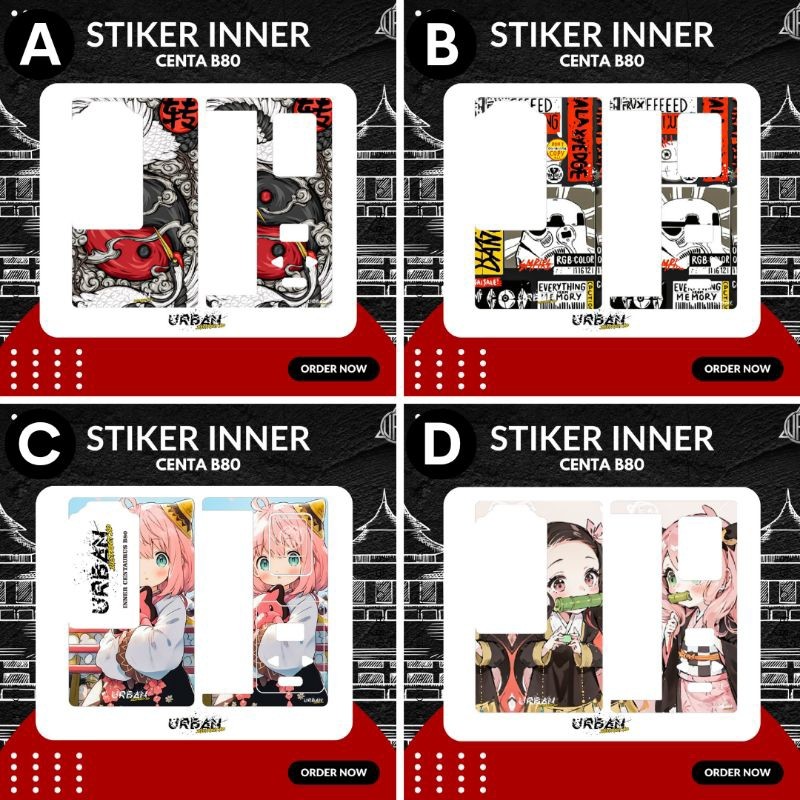 

Get2pcs Urban Stiker C B80 Dekorasi Detail S Dalam By District G1 Garskin Casing Motif Dan Bisa Custom Bayar Ditempat