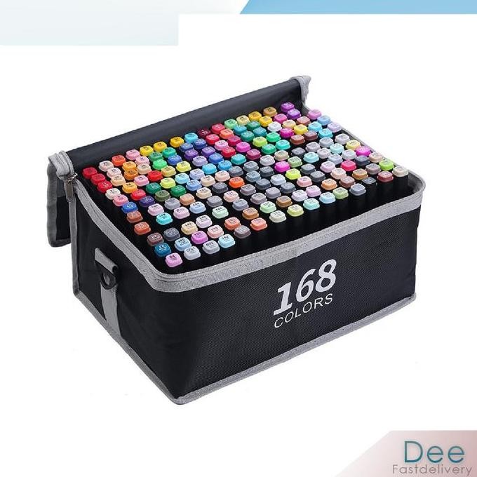 

Touch Art Marker 168 Color double headed marker set Multi Color Spidol
