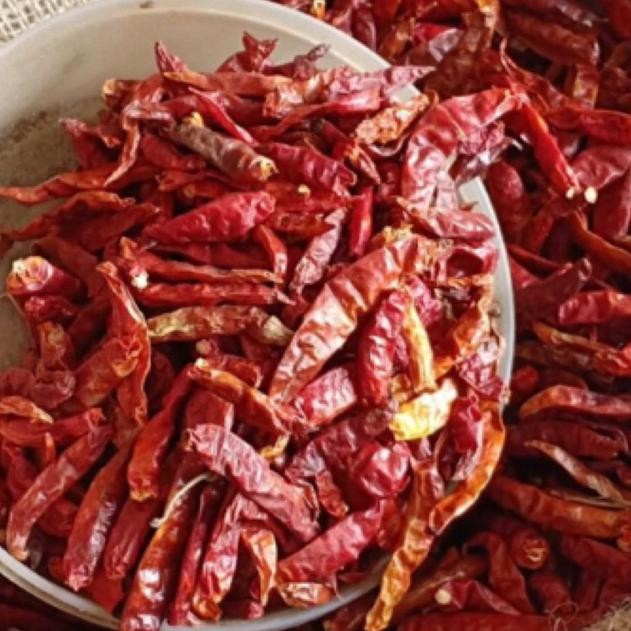 

Simplicity Cabe Rawit (Teja)1Kg/Petik(Tanpa Tangkai)Cabai Kering Rawit Asli Extra Pedas