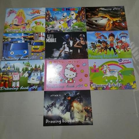 

Buku Gambar A4 MOTIF LUCU (1 BUKU)