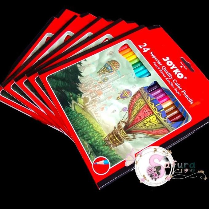 

pensil warna ISI 24 PANJANG lengkap JOYKO