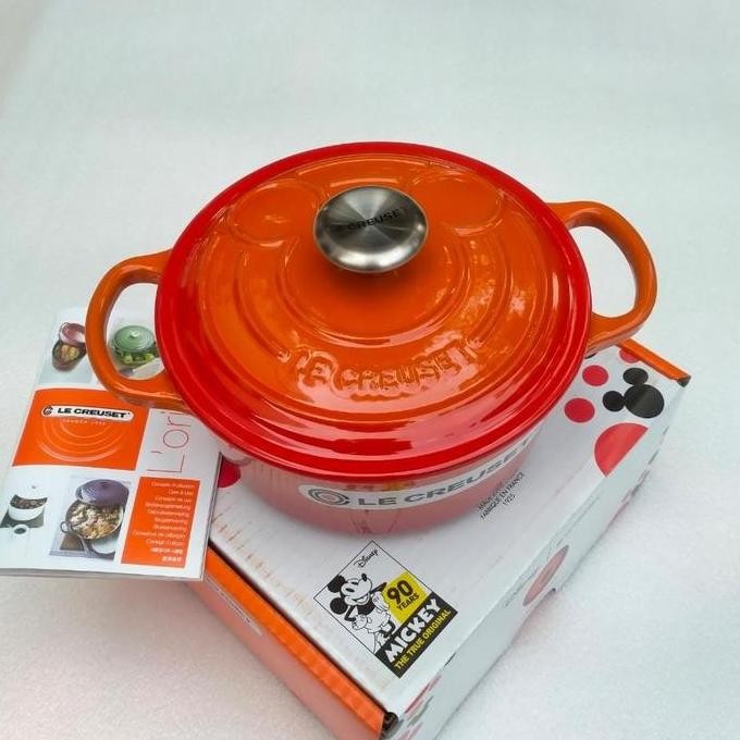 Grosir Le Creuset Cast Iron Original Made In France 18 Cm Mickey Series