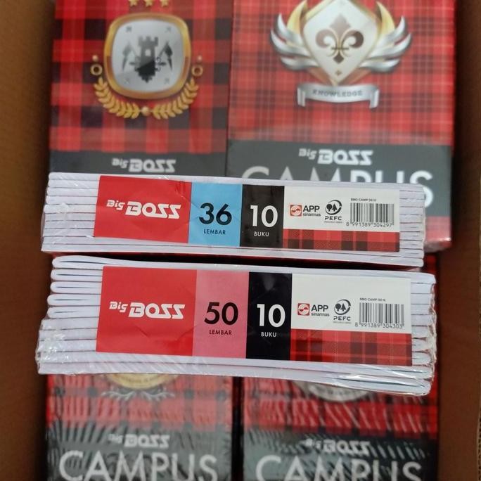 

BUKU TULIS SINAR DUNIA SIDU 38 - 58 LEMBAR BIGBOSS CAMPUS 36 - 50 LEMBAR BUKU TULIS ANAK SEKOLAH