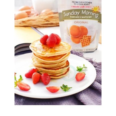 

LM SUNDAY MORNING PANCAKE AND WAFFLE MIX - ORIGINAL 220GR