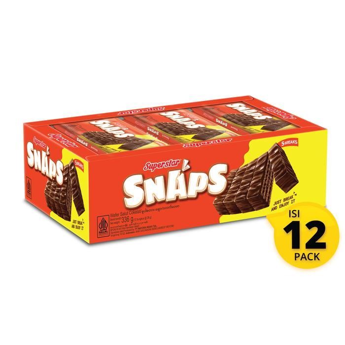 

LM Wafer Cokelat Superstar Snaps