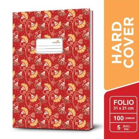 

Buku Paperline Hard Cover Folio isi 100 Lembar