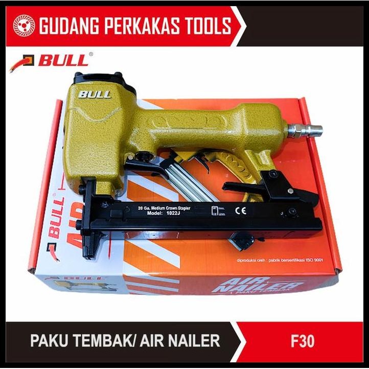 

DISKON AIR NAILER - STAPLES TEMBAK ANGIN F30 BULL !!