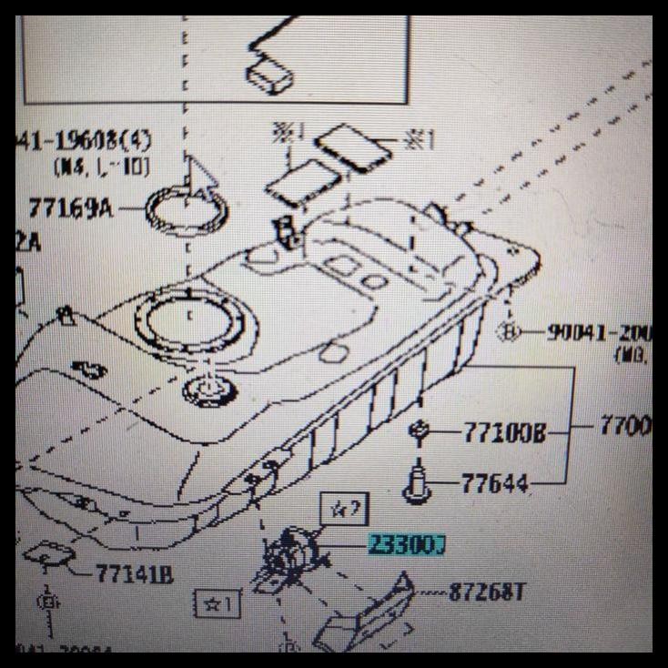 BEST DEAL FILTER BENSIN ORIGINAL TOYOTA AVANZA GRAND NEW /RUSH NEW 2015- 1NR 2NR 
