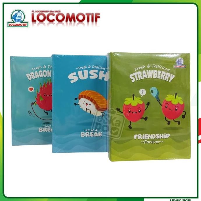 

Buku Tulis Locomotif 58 lembar / Notebook