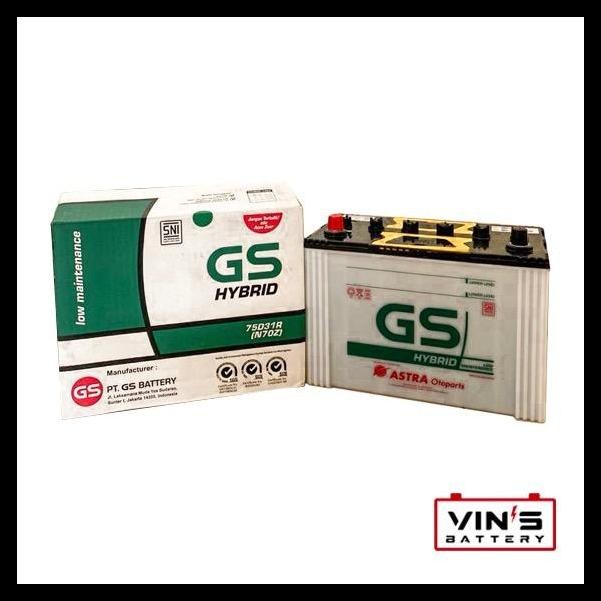 HOT DEAL AKI MOBIL GS ASTRA HYBRID N70Z / BASAH / TERMURAH / ORIGINAL/ TERJAMIN 