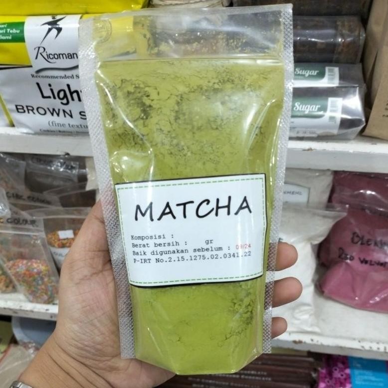 

Grosir Pure Matcha Powder Repack Bubuk Matcha Murni Impor Jepang
