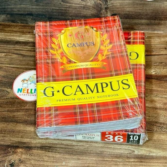 

Paket Buku Tulis Campus Besar/Boxy 36/50 lembar isi 10 buku + Pulpen Gel dan pensil Joyko isi 12 pcs Paket Hemat
