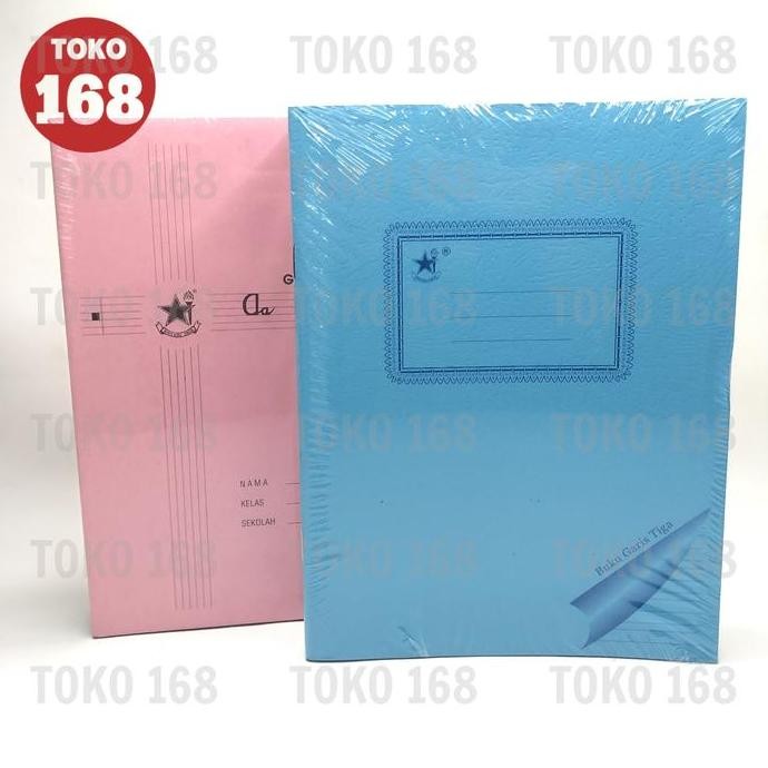 

BO Buku Tulis Bergaris/ Musik/ Tulis Halus/ Sambung 38 Lembar (PAK)